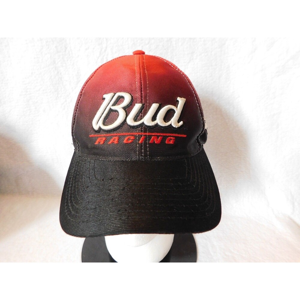 Dale Earnhardt Jr. #8 Bud Nascar Racing Hat Chase Authentics, Red Black